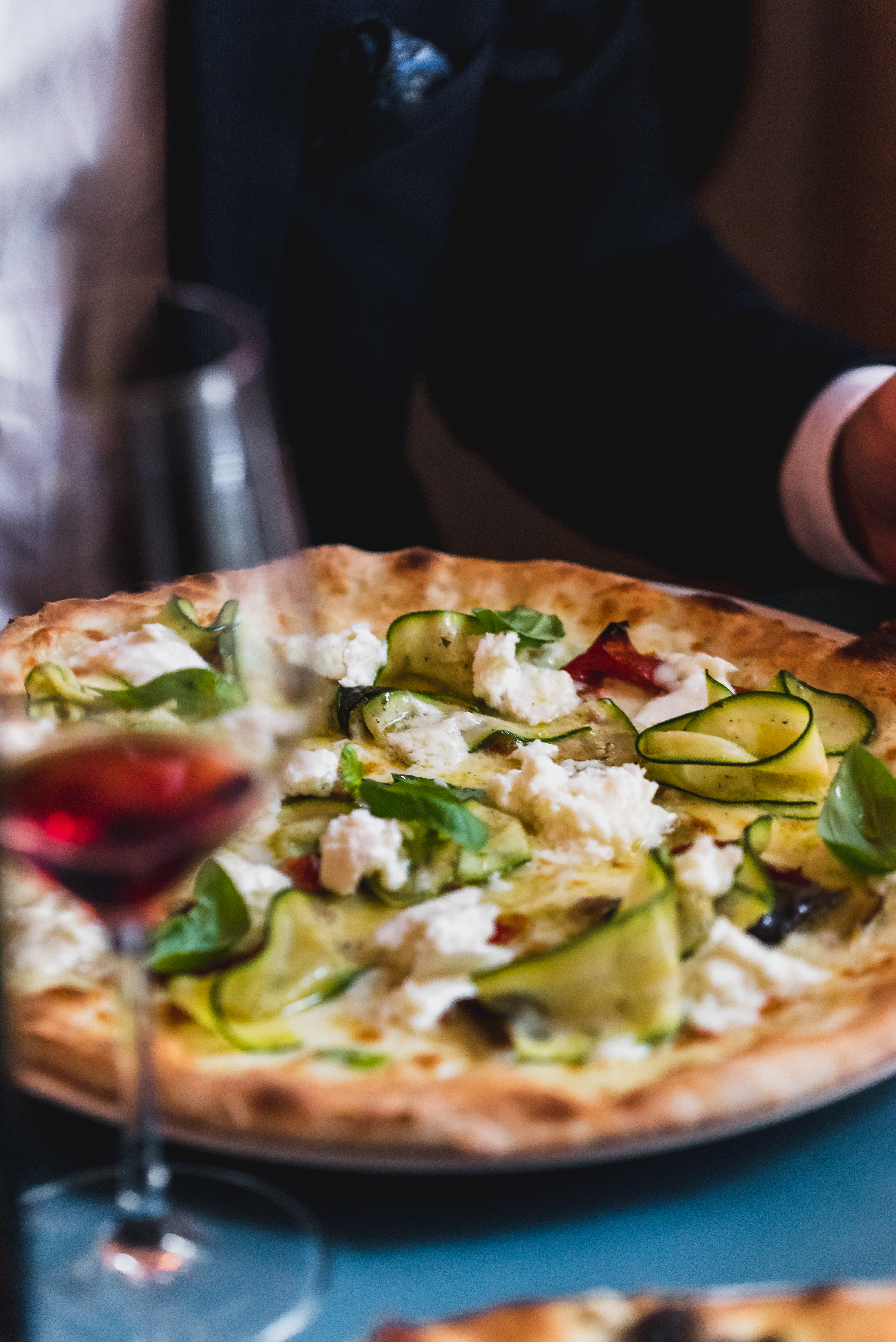 Vegetarian pizza in copenhagen